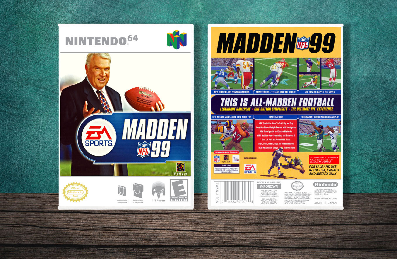 Madden '99, Case Color: White