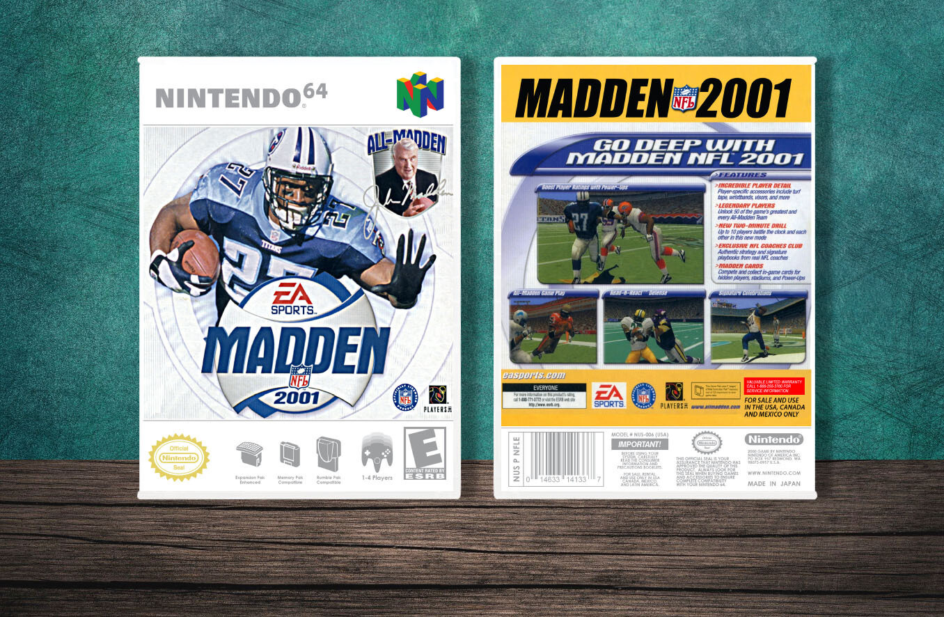 Madden 2001, Case Color: White