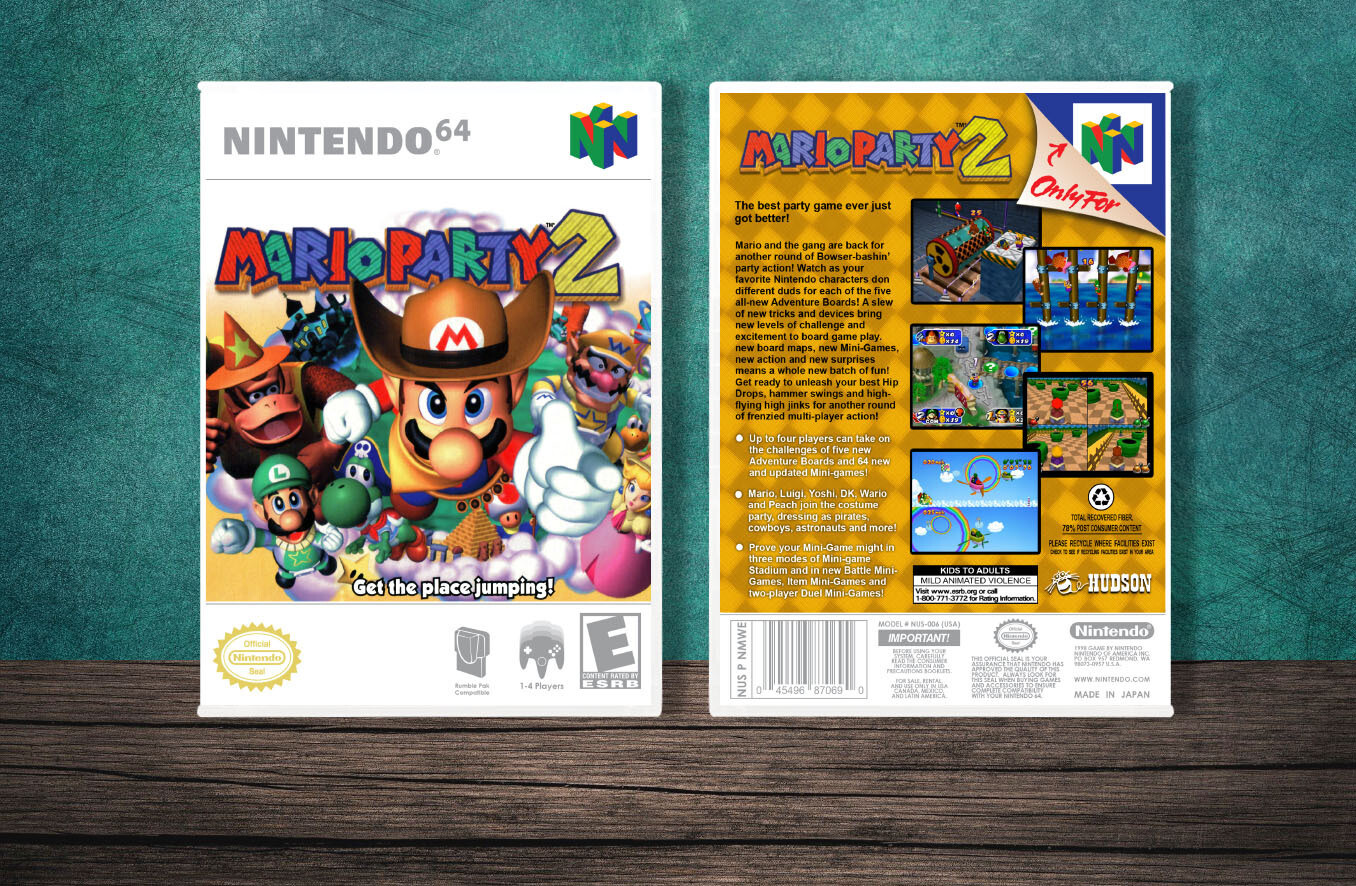 Mario Party 2, Case Color: White