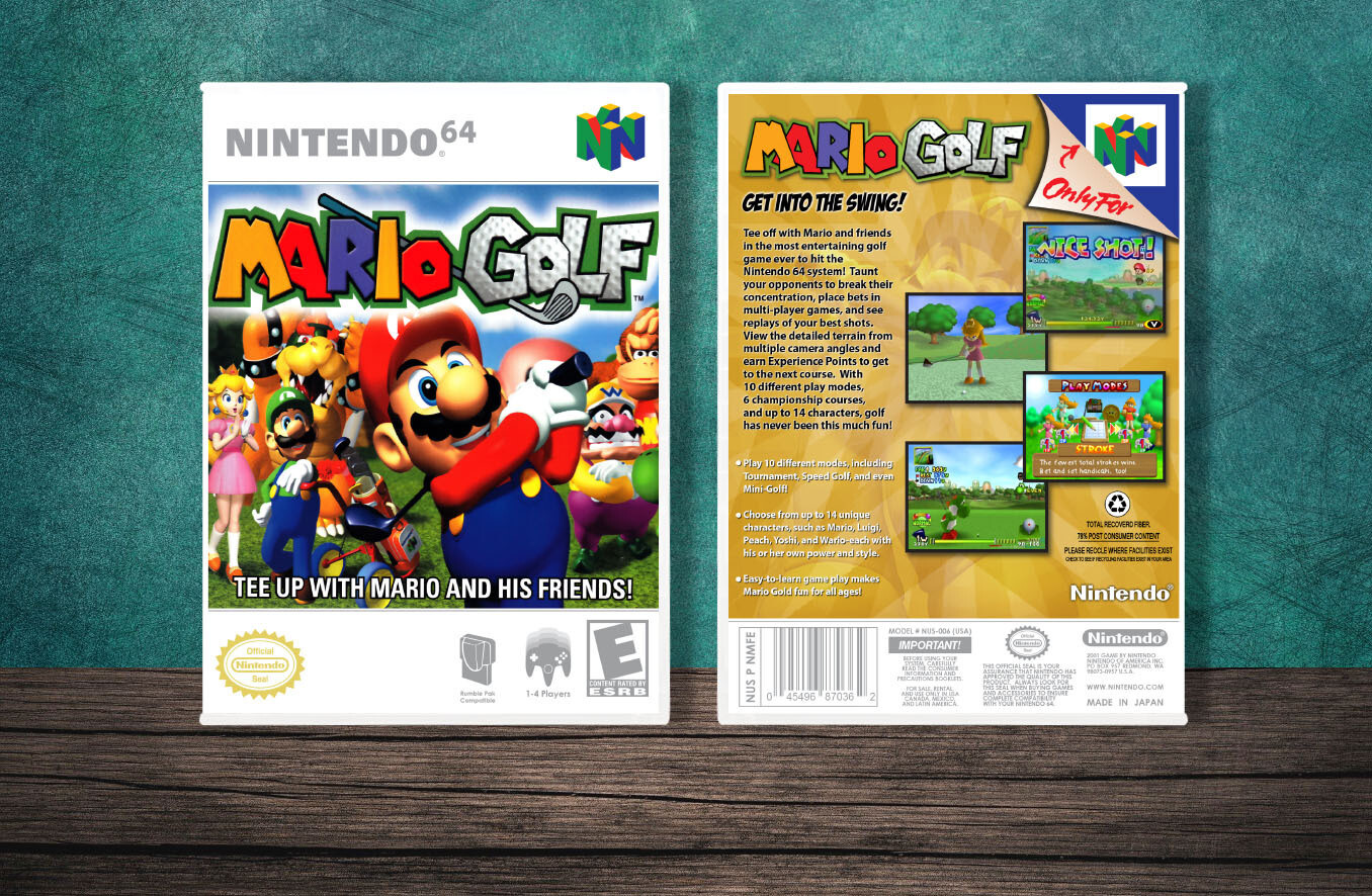 Mario Golf, Case Color: White