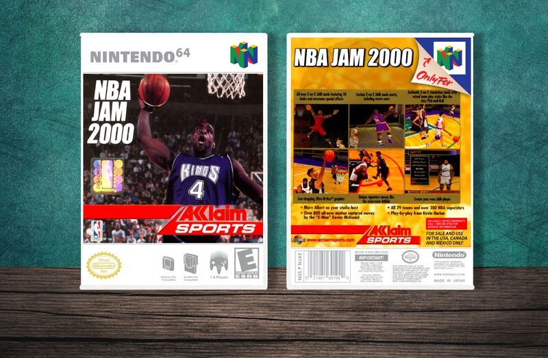 NBA Jam 2000, Case Color: White