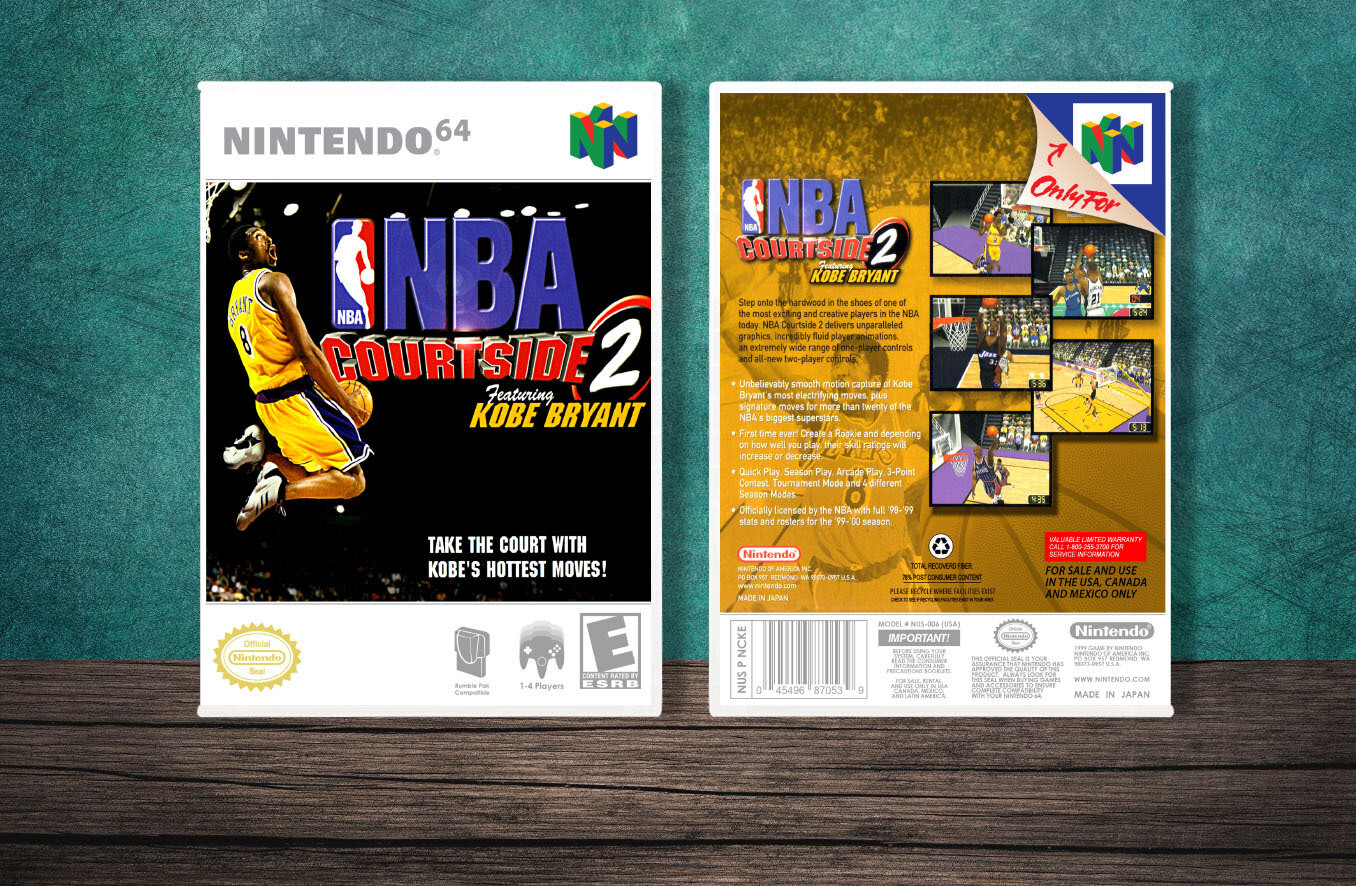 NBA Courtside 2, Case Color: White