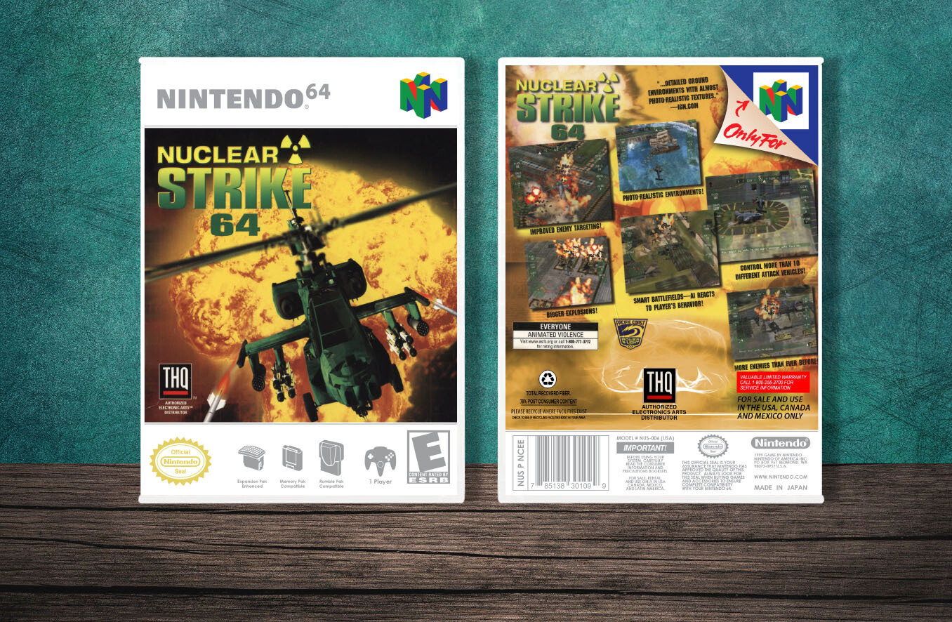 Nuclear Strike, Case Color: White