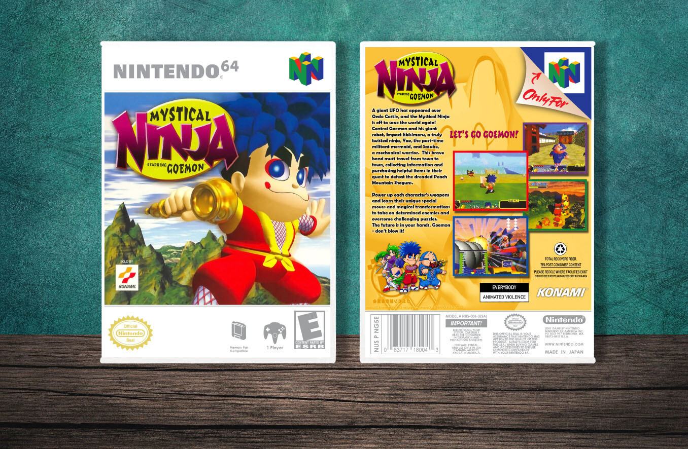 Mystical Ninja Starring Goemon, Case Color: White