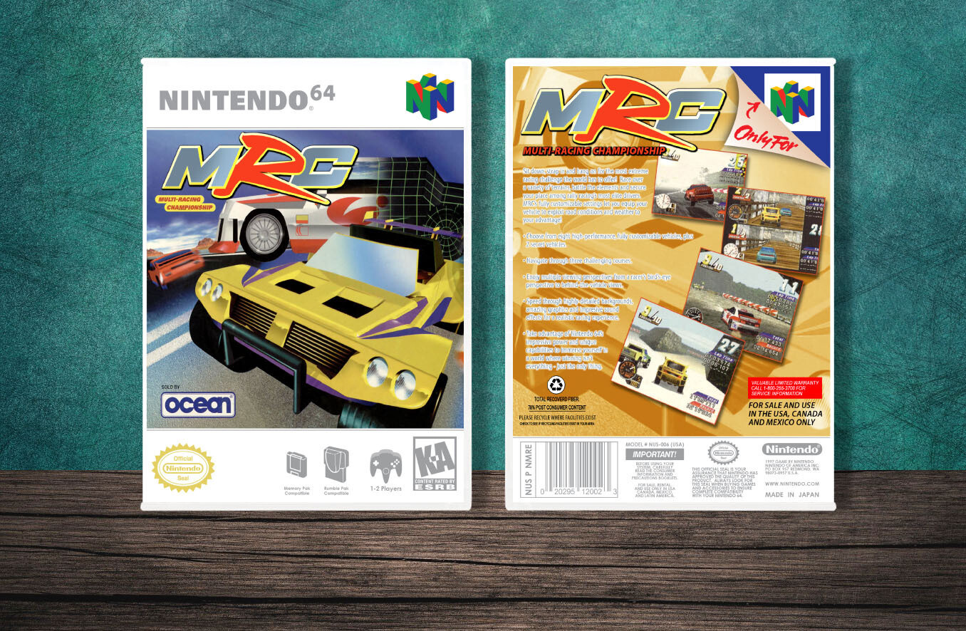 MRC: Multi Racing Championship, Case Color: White