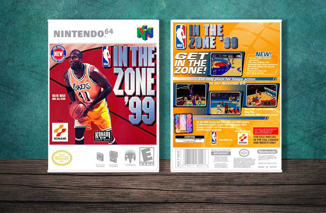 NBA In The Zone '99, Case Color: White