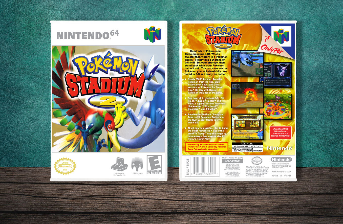 Pokemon Stadium 2, Case Color: White