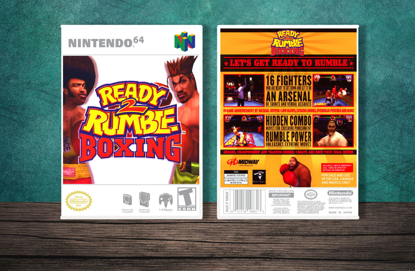 Ready 2 Rumble Boxing, Case Color: White