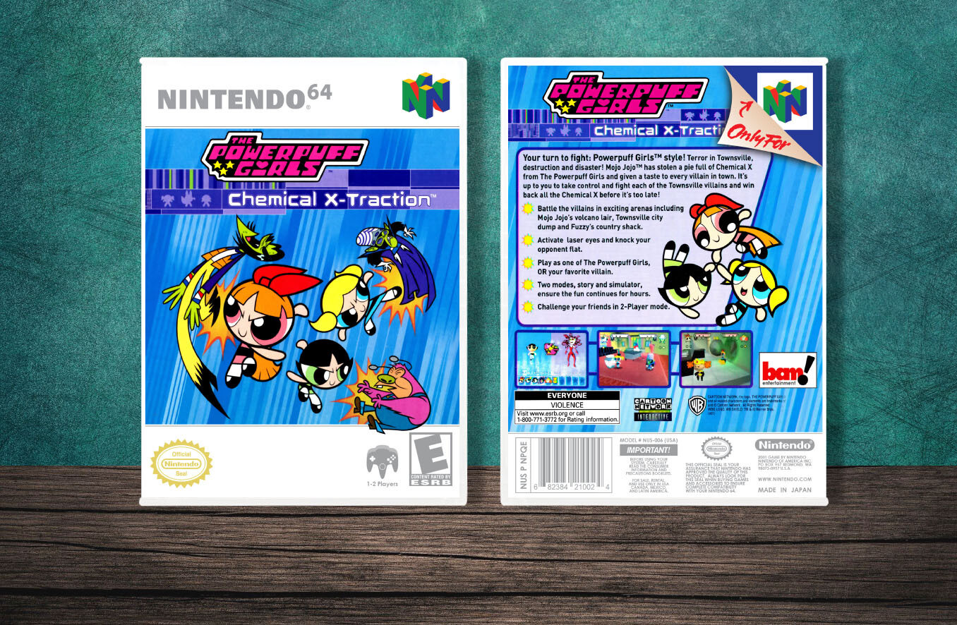 Powerpuff Girls: Chemical X, Case Color: White