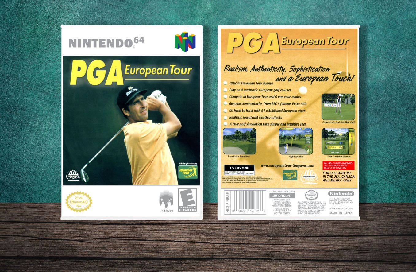 PGA European Tour, Case Color: White