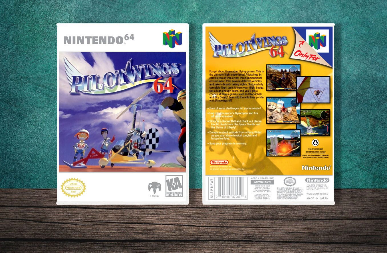 PilotWings 64, Case Color: White