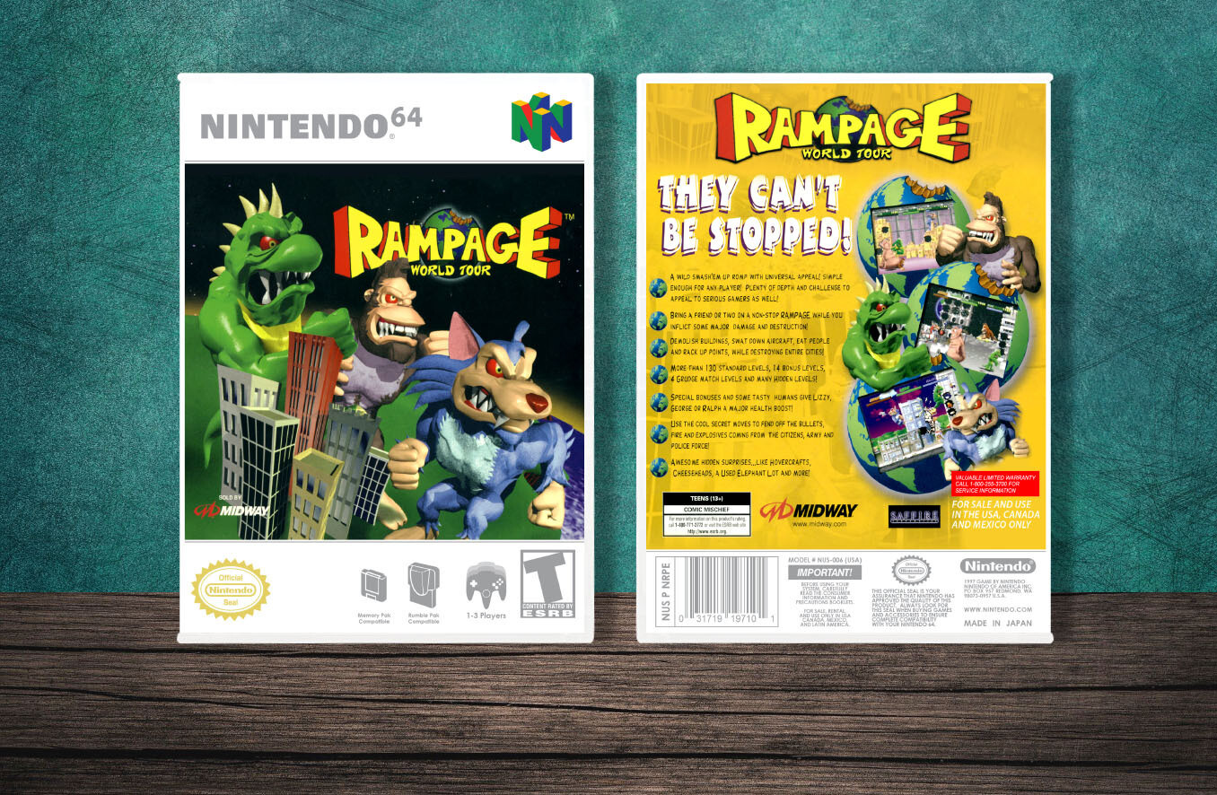 Rampage World Tour, Case Color: White