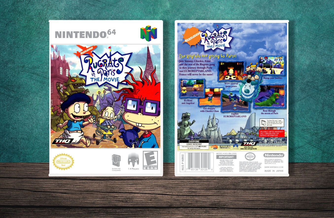 Rugrats in Paris: The Movie, Case Color: White