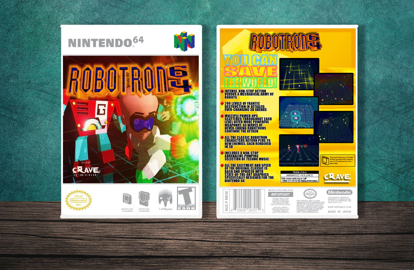 Robotron 64, Case Color: White