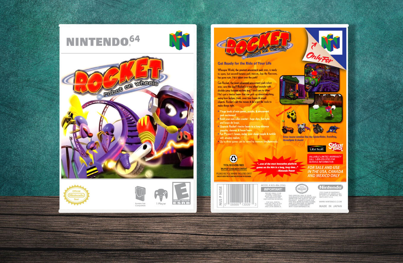 Rocket: Robot on Wheels, Case Color: White