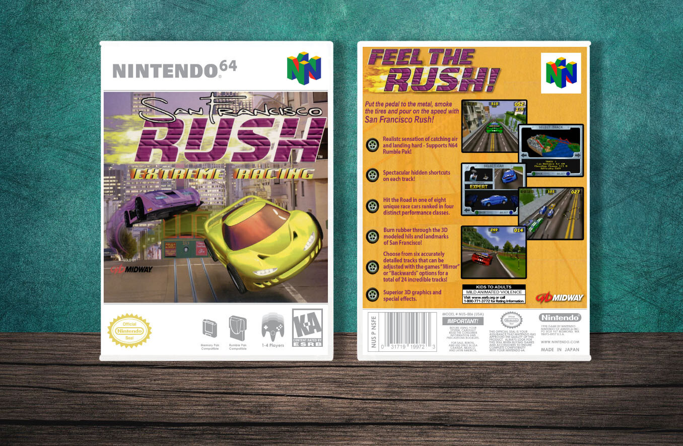 San Francisco Rush Extreme Racing, Case Color: White