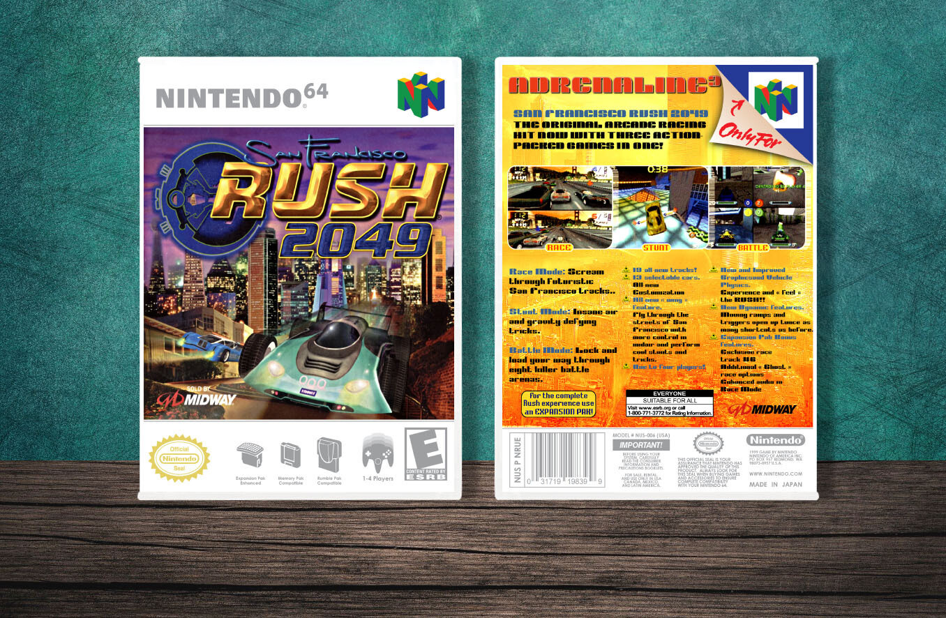 San Francisco Rush 2049, Case Color: White