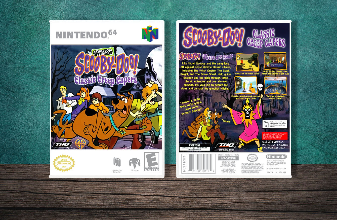 Scooby Doo: Classic Creep Capers, Case Color: White