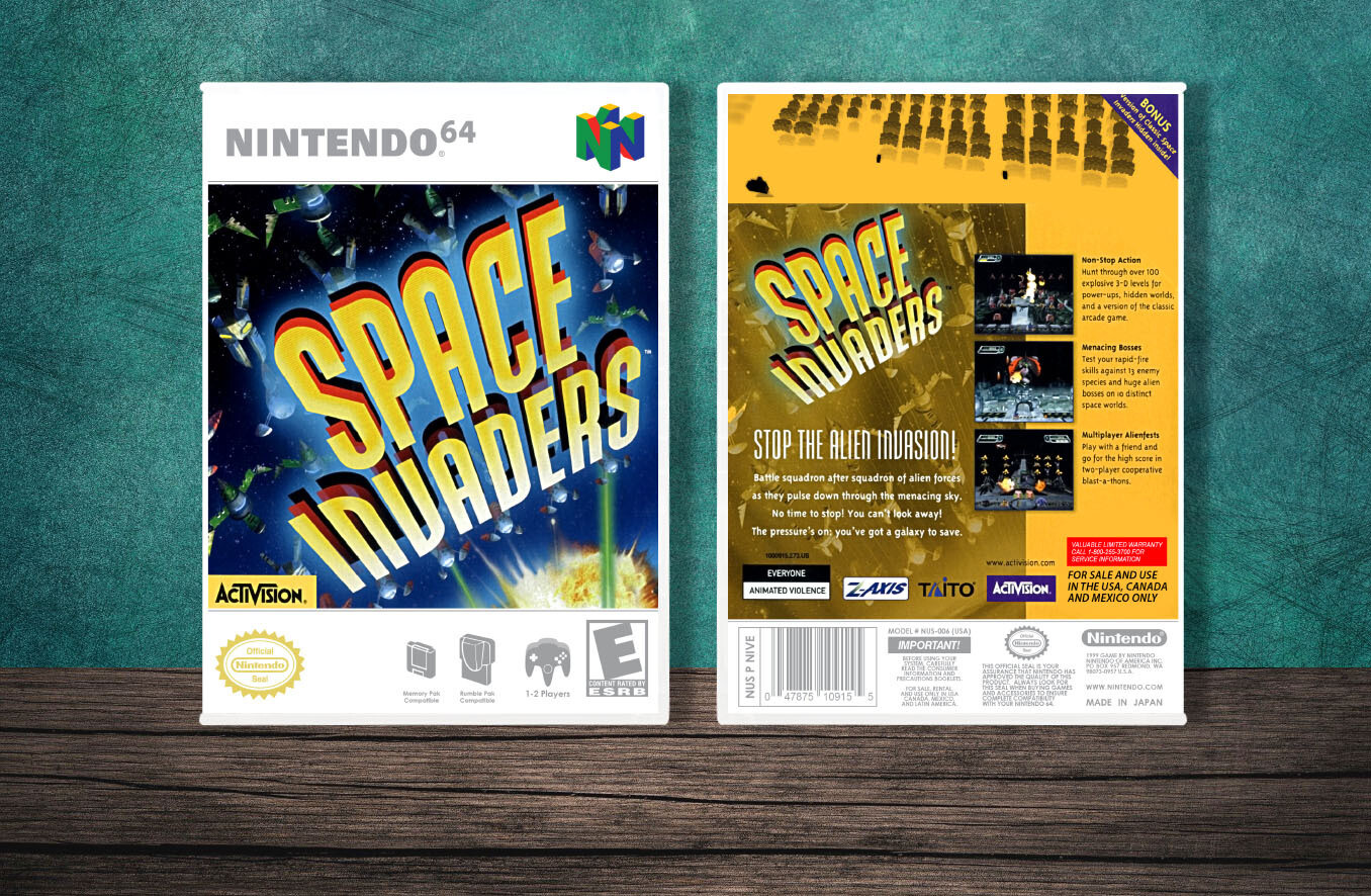 Space Invaders, Case Color: White