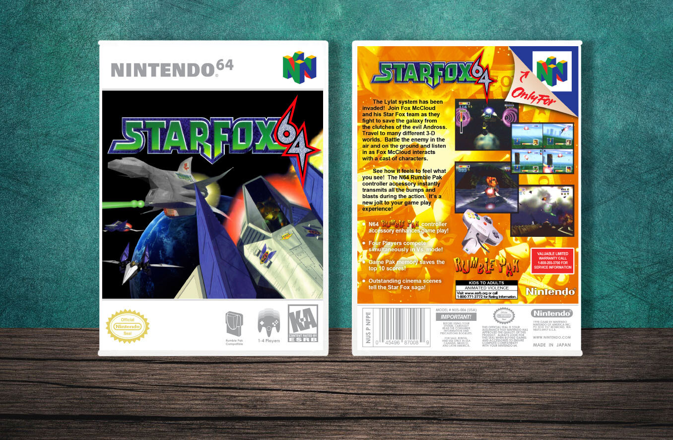 Star Fox 64, Case Color: White