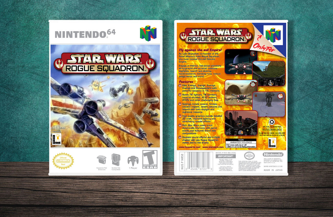 Star Wars Rogue Squadron, Case Color: White