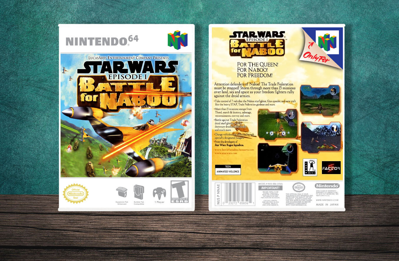 Star Wars: Battle for Naboo, Case Color: White