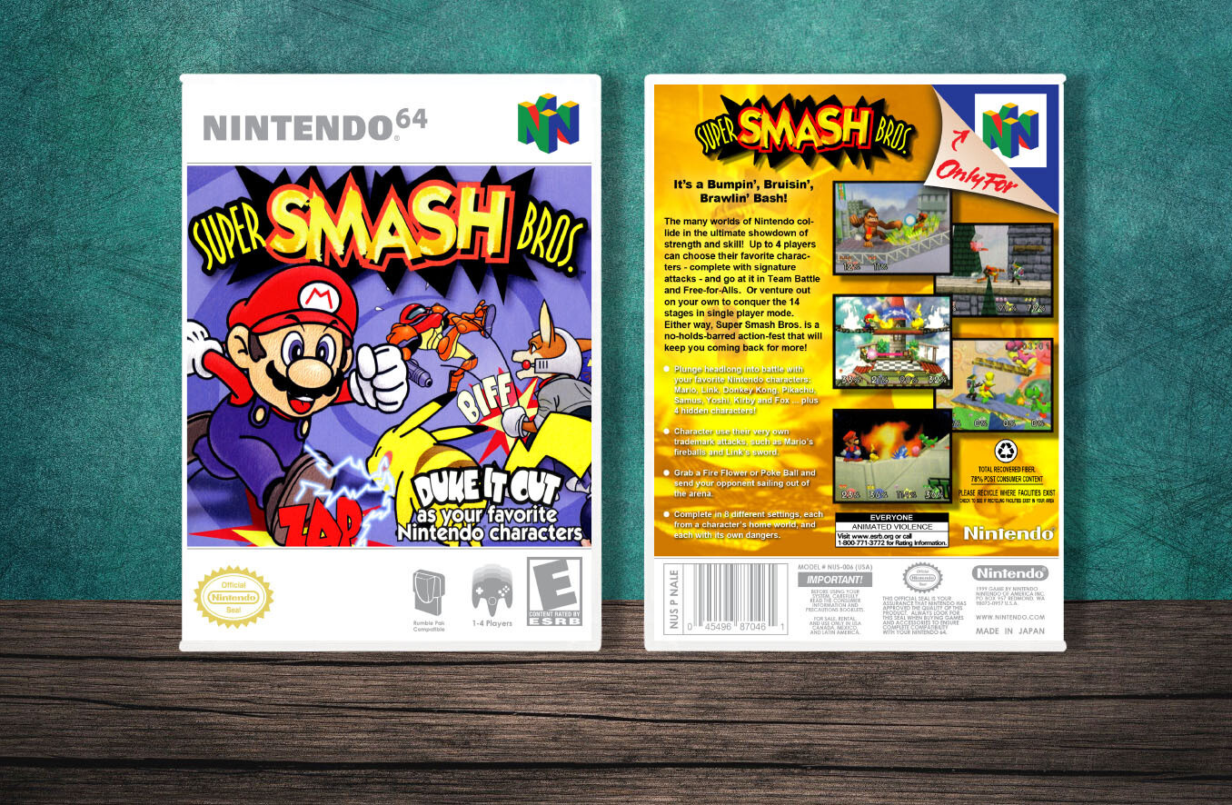 Super Smash Bros., Case Color: White