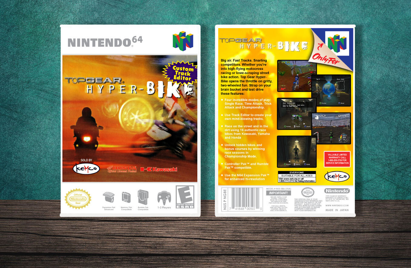 Top Gear Hyper-Bike, Case Color: White