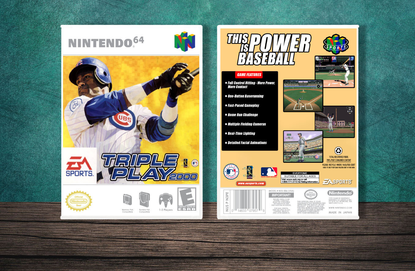 Triple Play 2000, Case Color: White