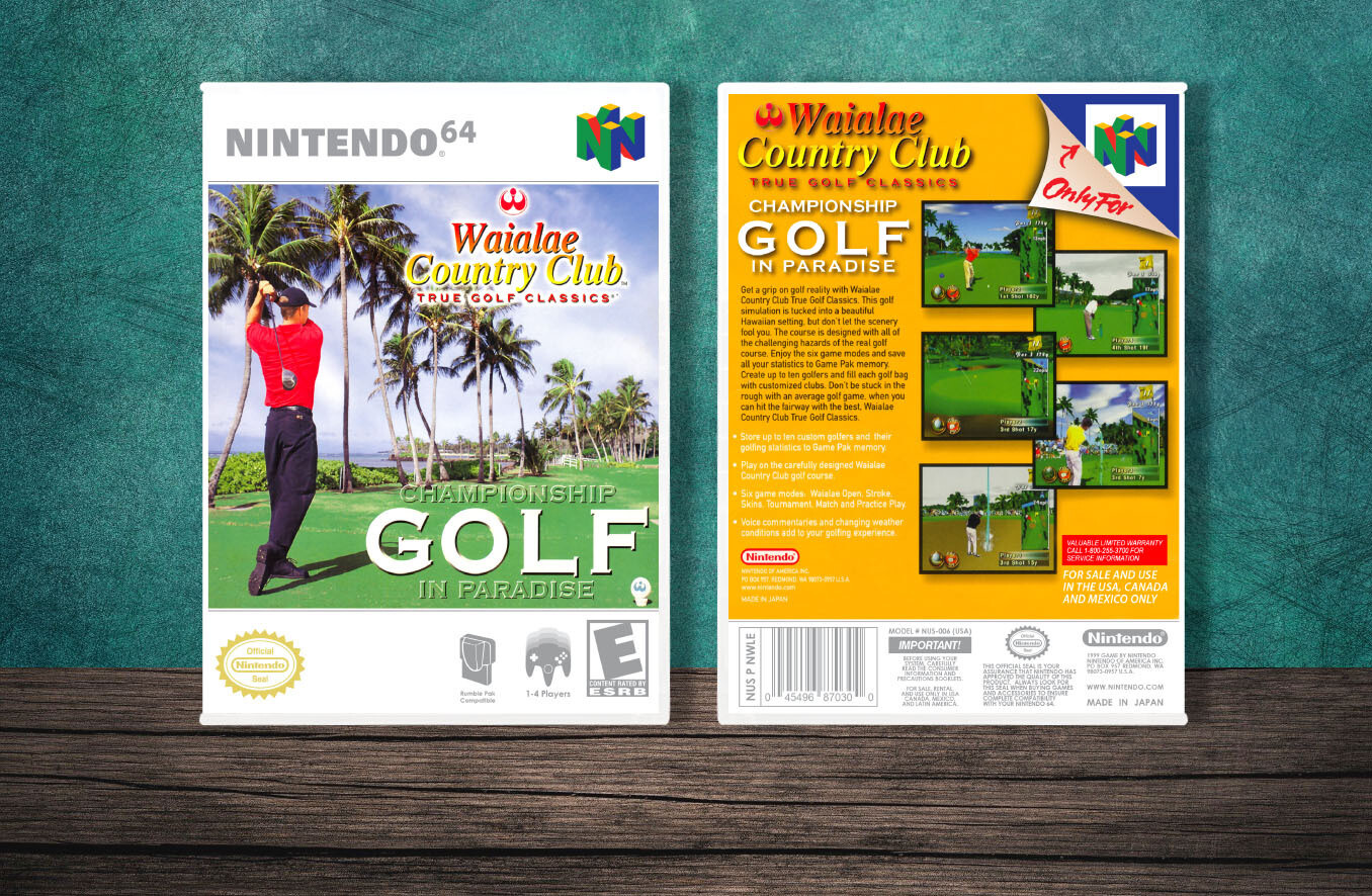 Waialae Country Club: True Golf Classics, Case Color: White