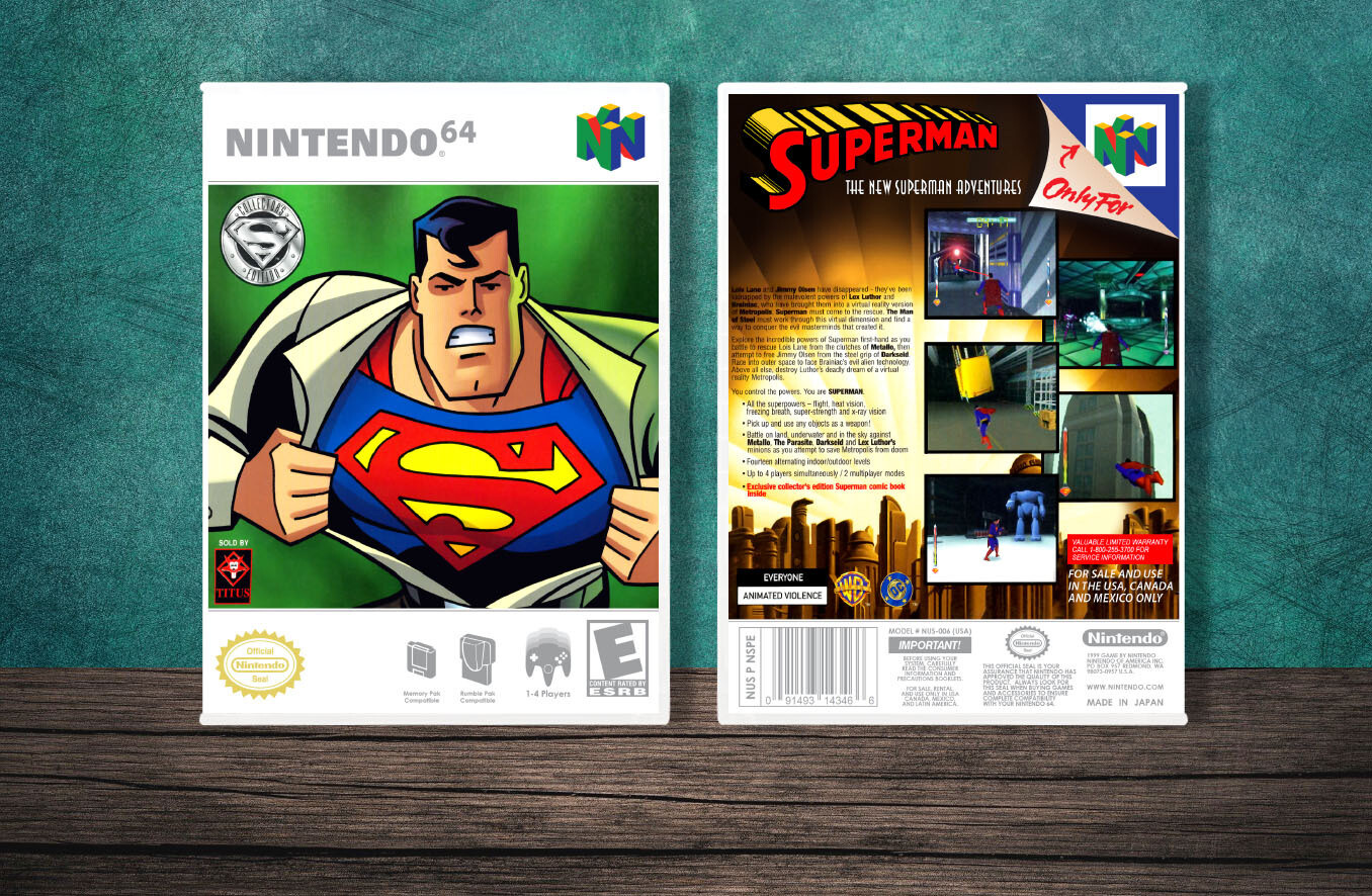 Superman 64, Case Color: White