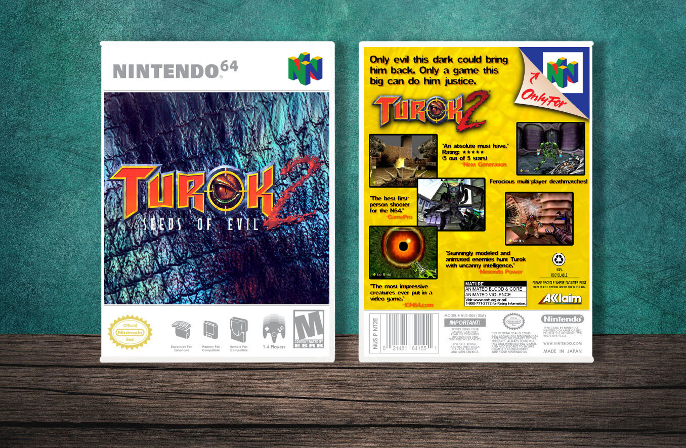 Turok 2: Seeds of Evil, Case Color: White