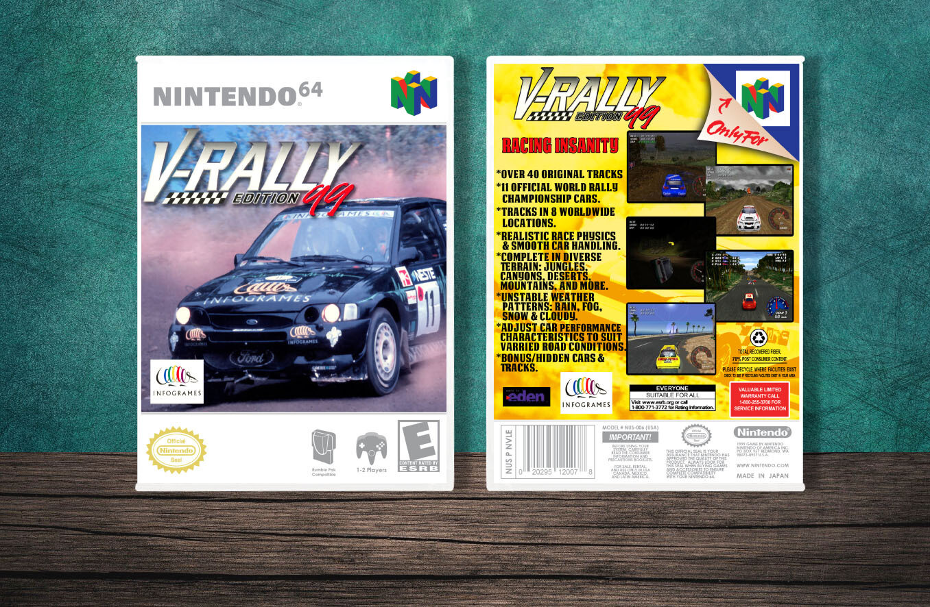 V-Rally Edition '99, Case Color: White