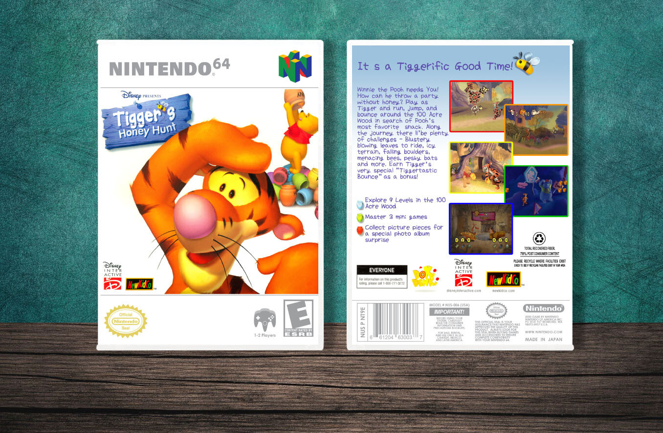 Tigger's Honey Hunt, Case Color: White