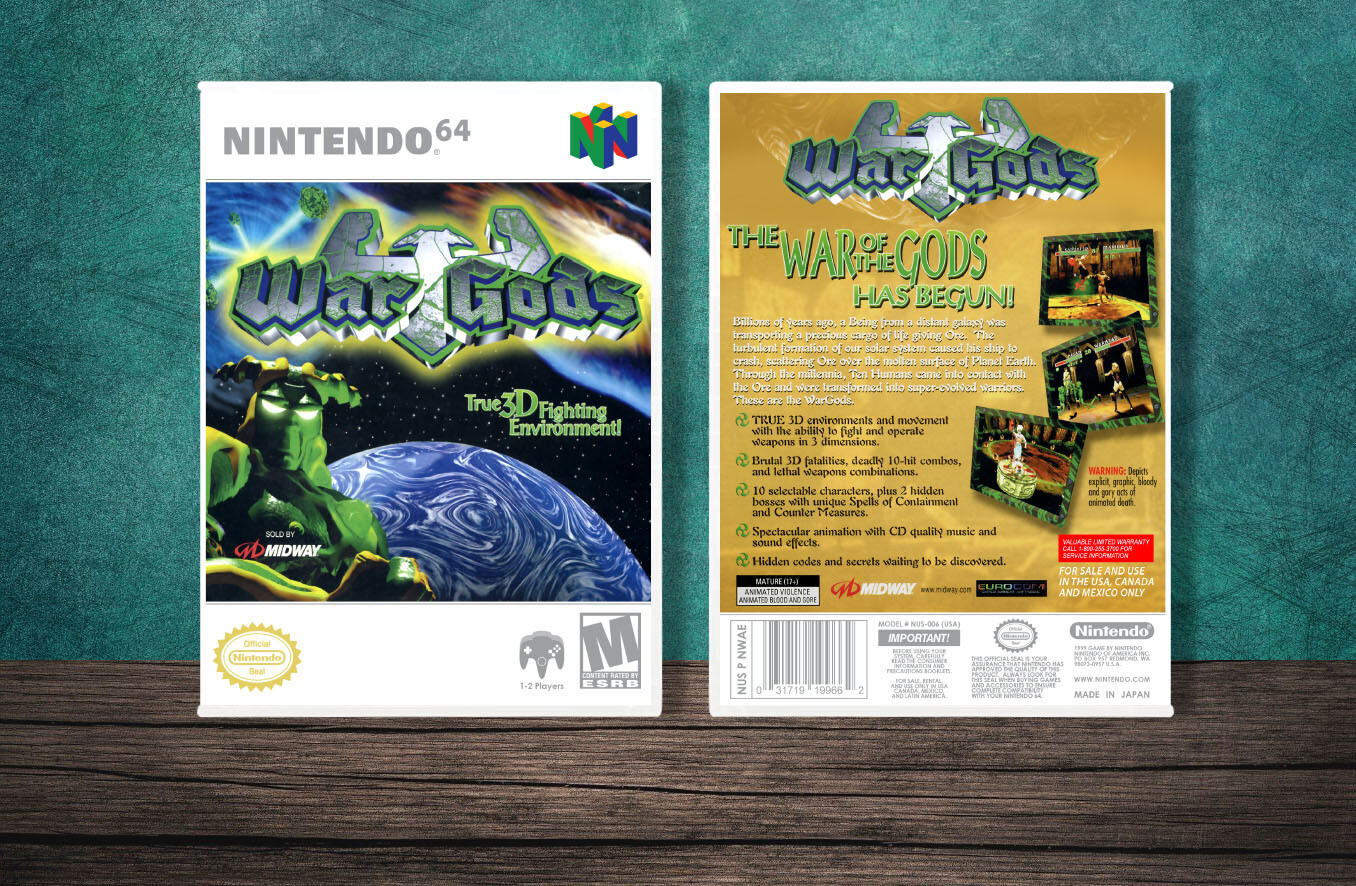 War Gods, Case Color: White