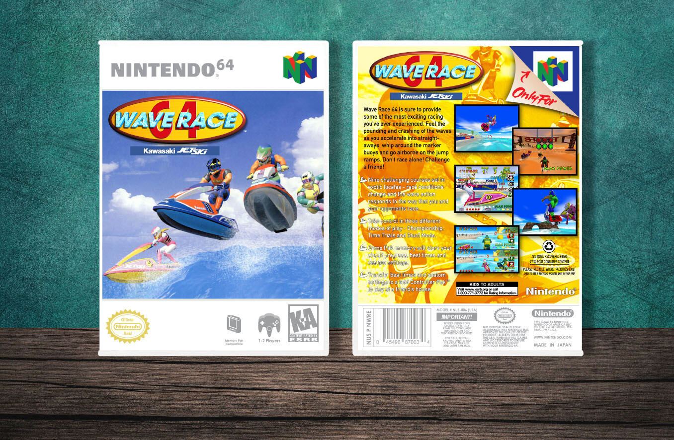 Wave Race 64, Case Color: White
