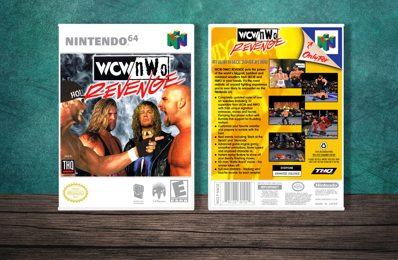 WCW vs NWO Revenge, Case Color: White