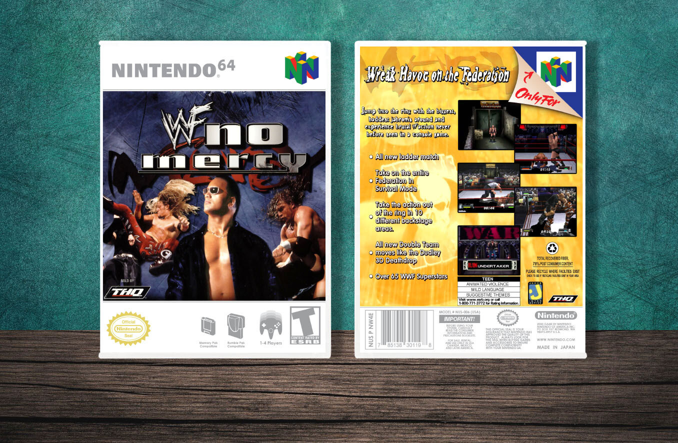 WWF No Mercy, Case Color: White