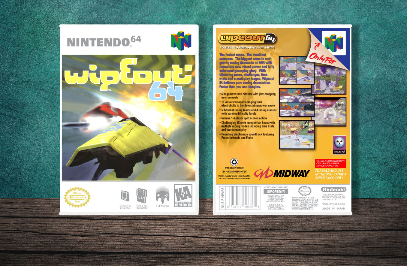 Wipeout 64, Case Color: White