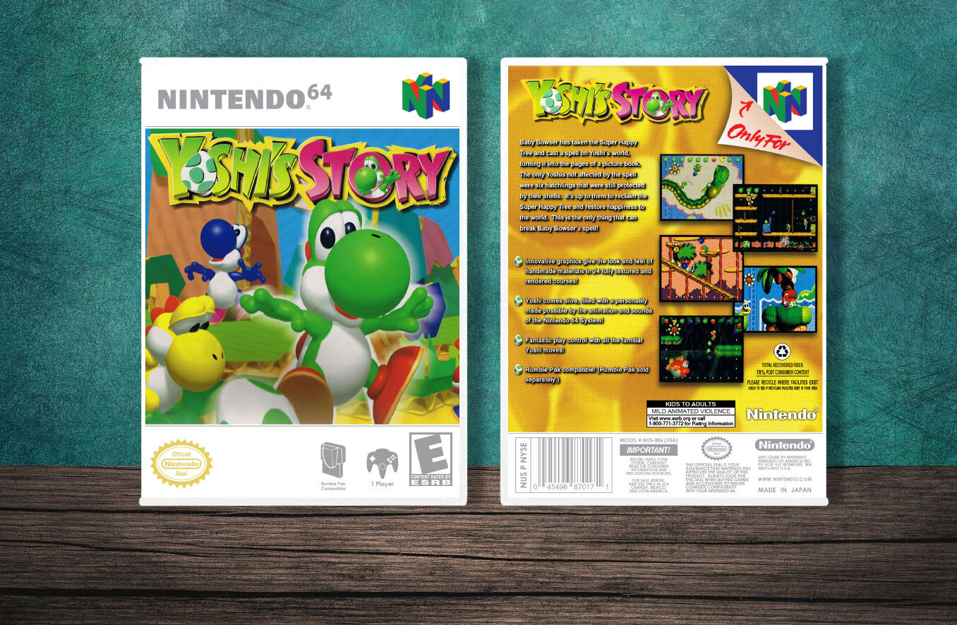 Yoshi's Story, Case Color: White