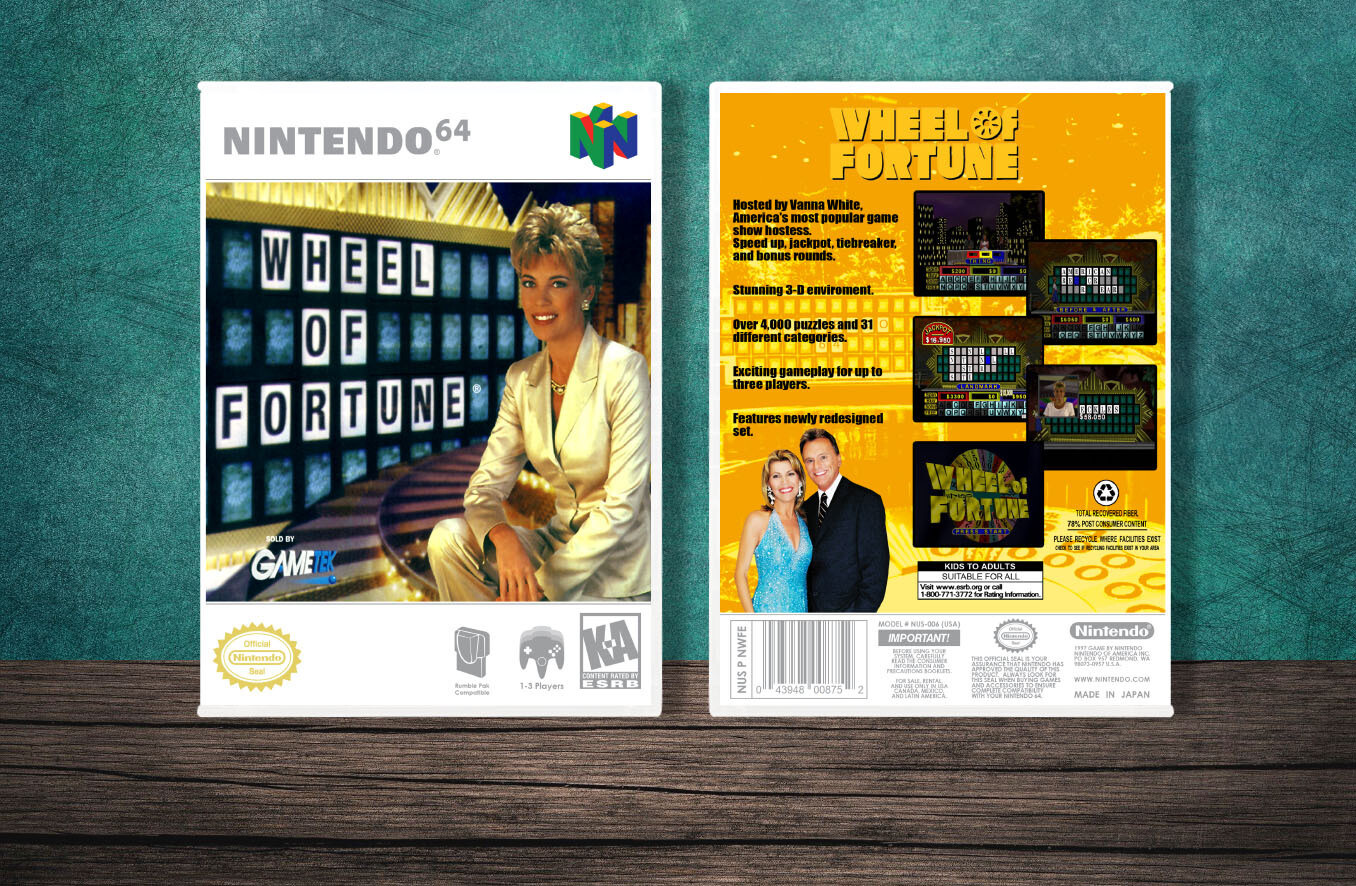 Wheel Of Fortune, Case Color: White