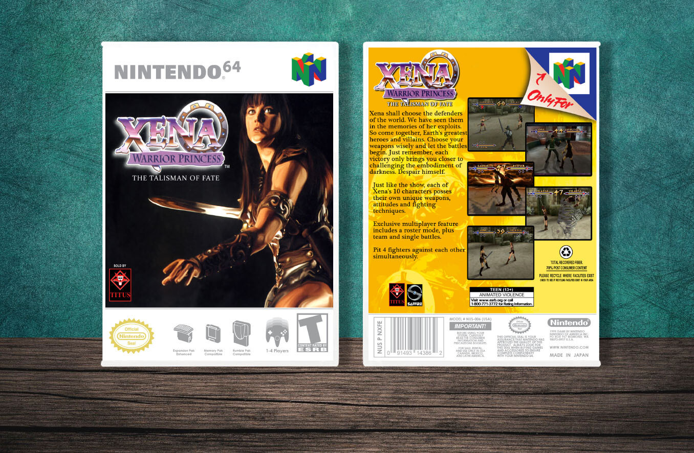 Xena Warrior Princess: The Talisman of Fate, Case Color: White