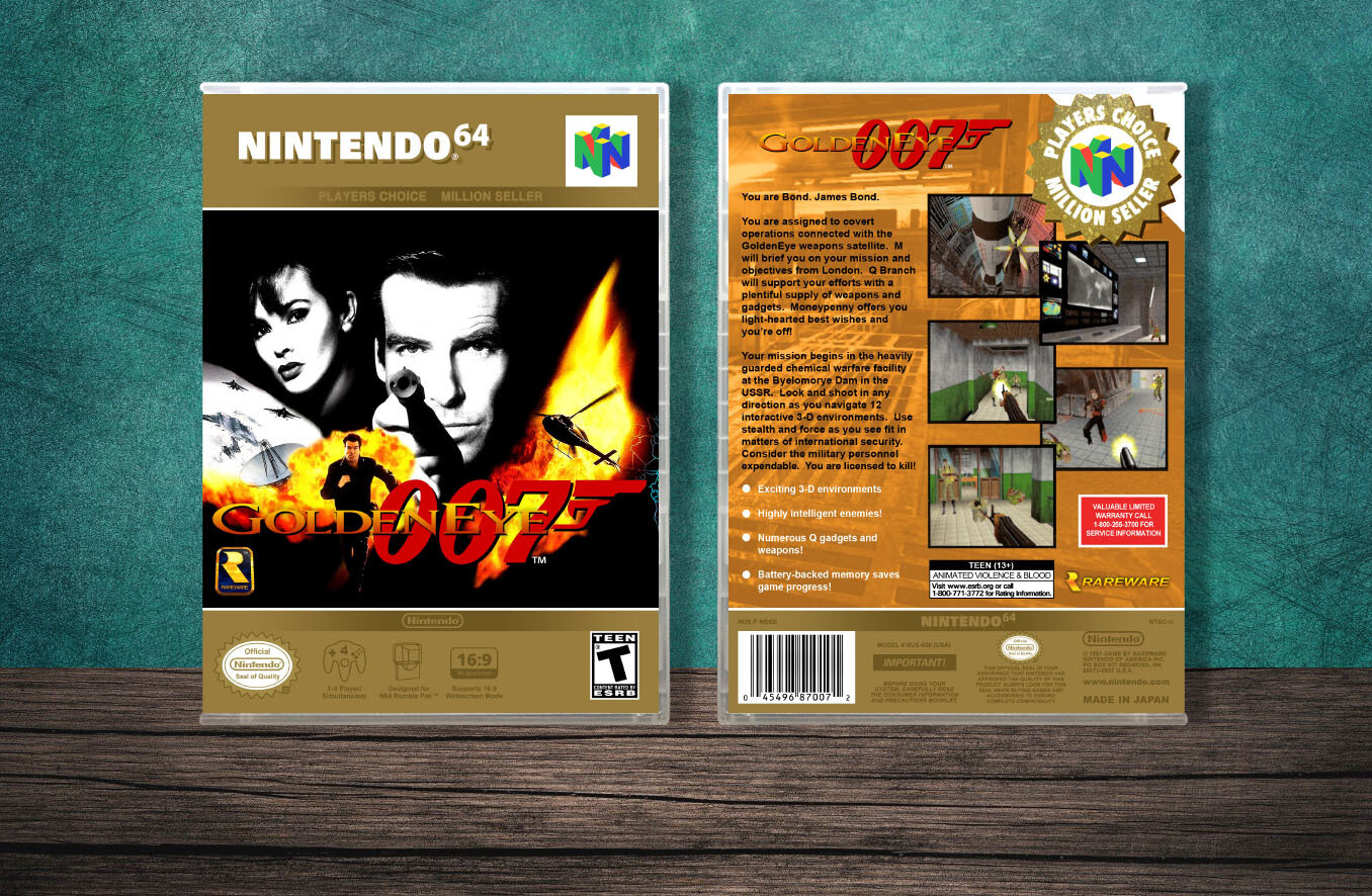 007: Golden Eye (PC), Case Color: CLEAR (Transparent)