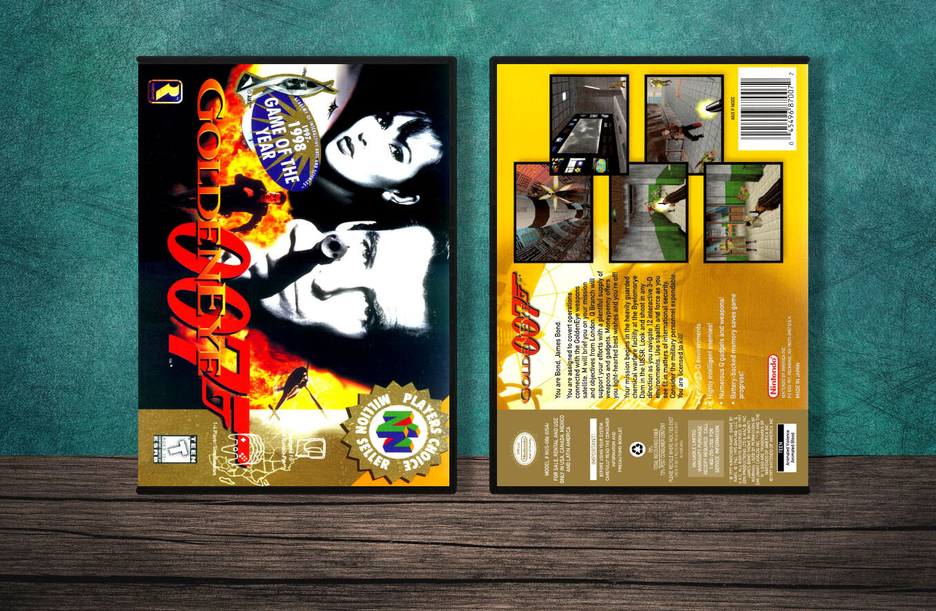 007: Golden Eye (PC), Case Color: DARK GREY (OEM DS CASE COLOR)