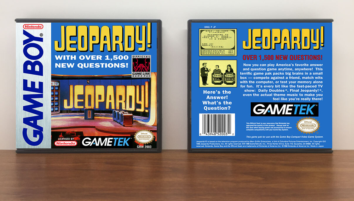 Jeopardy!, Artwork Spine Color: Chrome