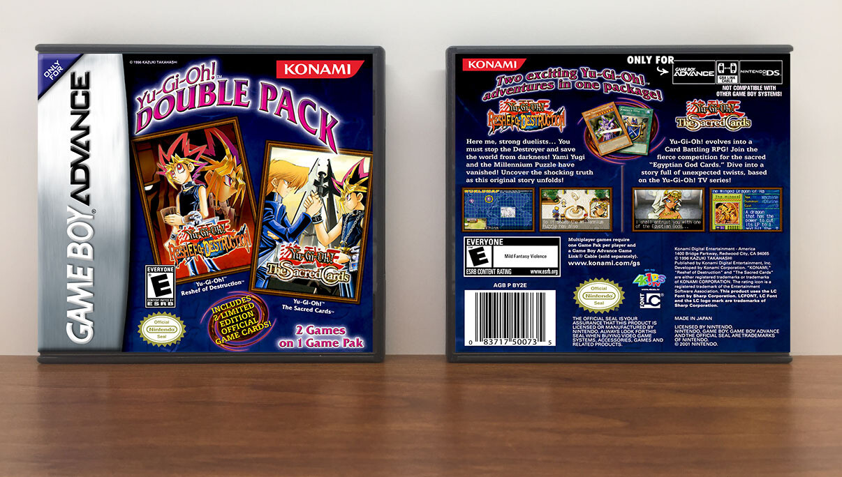 Yu-Gi-Oh! Double Pack: Sacred Cards / Reshef of Destruction, Artwork Spine Color: Chrome