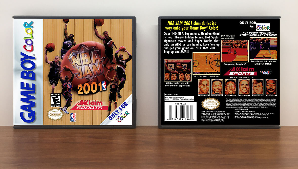 NBA Jam 2001, Artwork Spine Color: Chrome