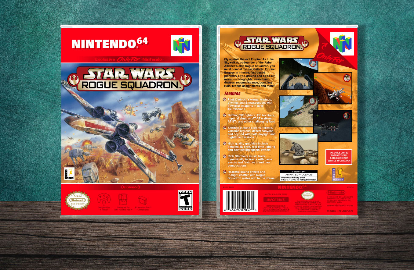 Star Wars Rogue Squadron, Case Color: CLEAR (Transparent)