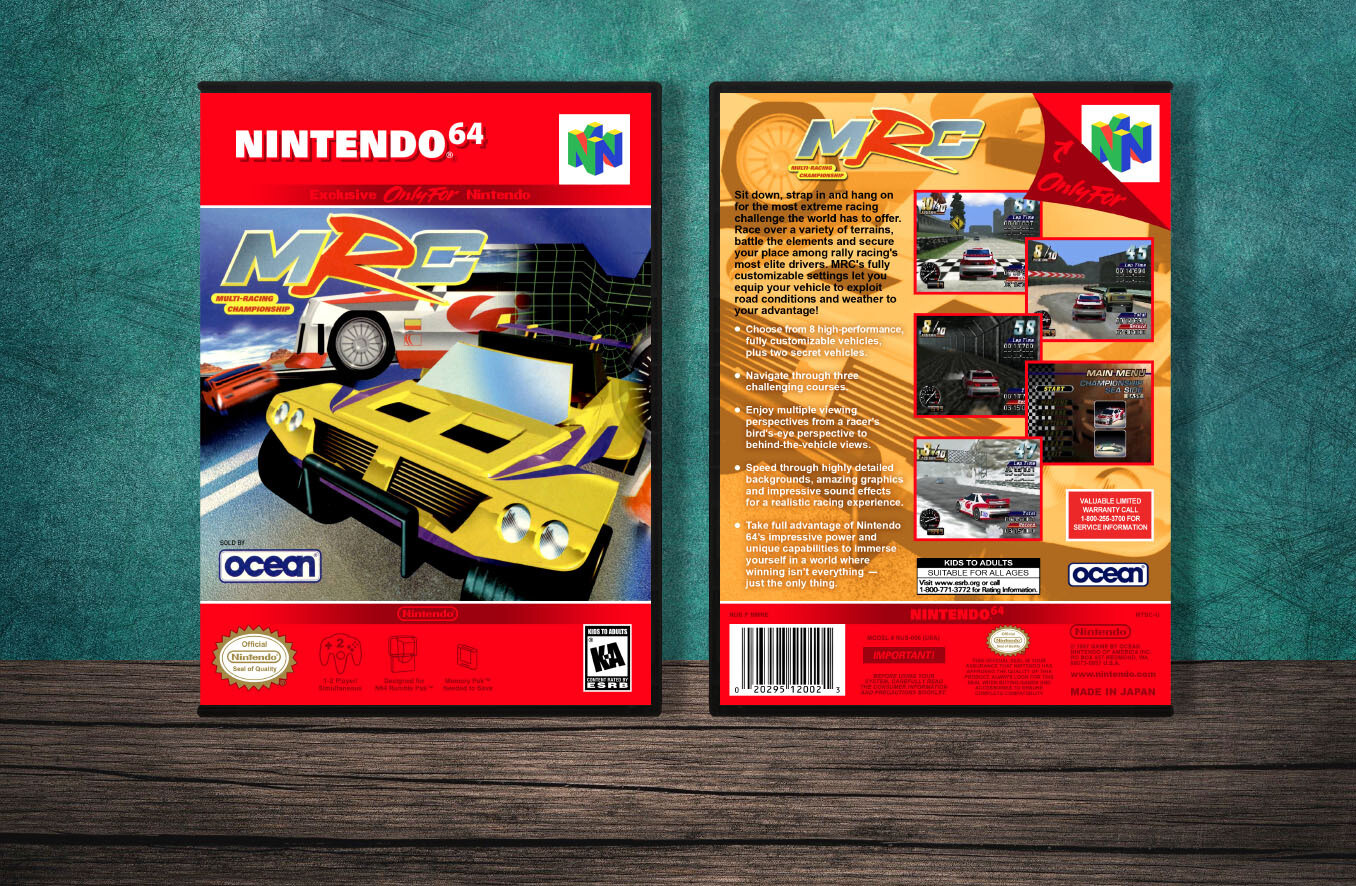 MRC: Multi Racing Championship, Case Color: DARK GREY (OEM DS CASE COLOR)