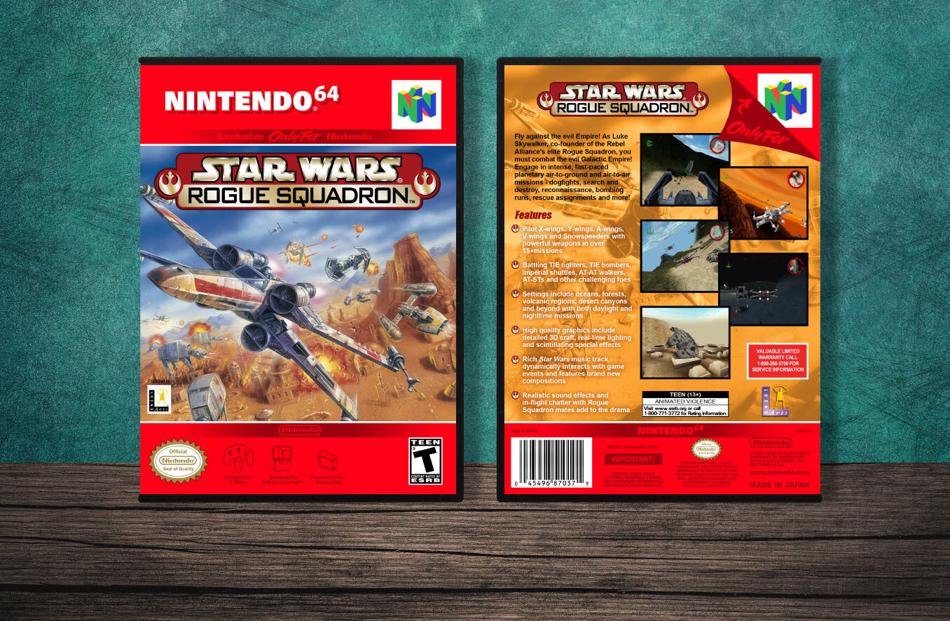 Star Wars Rogue Squadron, Case Color: DARK GREY (OEM DS CASE COLOR)